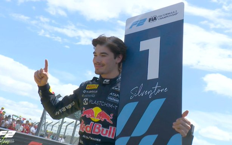 Nikola Tsolov earns F2 Sprint Race victory at Silverstone in final lap lunge