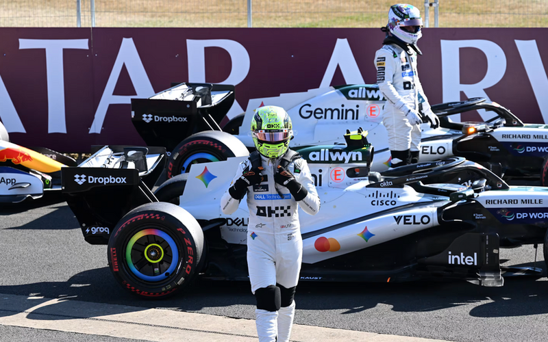 Norris and Piastri assess a "pretty chaotic" Silverstone sprint