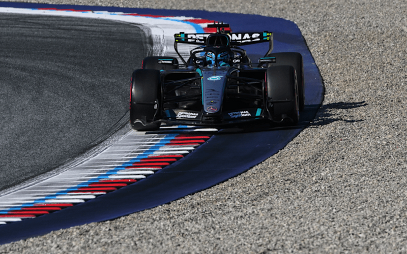 Russell takes pole position in Austria following Verstappen's late crash