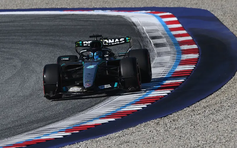 Russell conquers Friday’s issues by topping a tight FP3