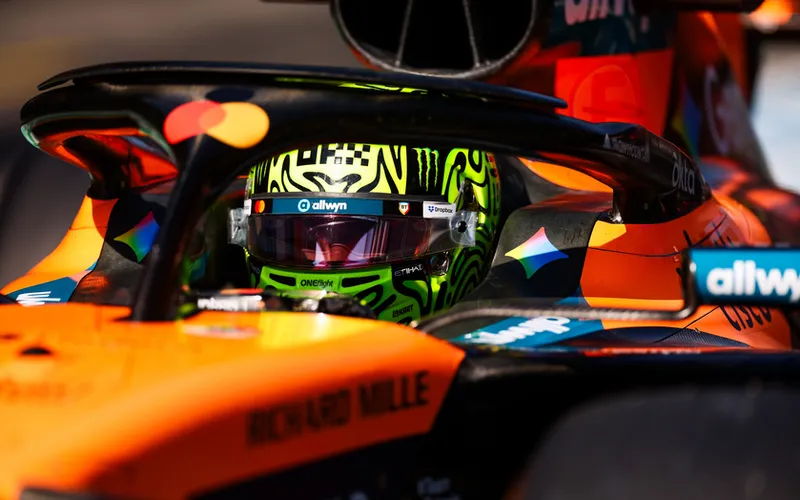 Norris encouraged by Austrian Friday progress despite early setback