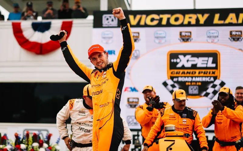 How did “confused” Lundgaard win from last at Road America?