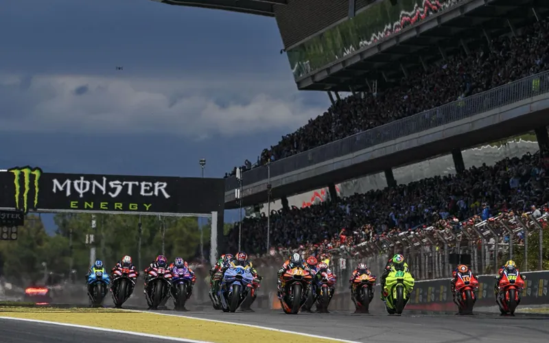 Fabio Di Giannantonio wins in Catalonia following multiple dangerous crashes