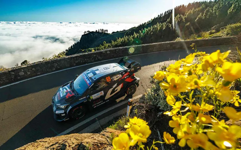 Rapid' Rovanperä rallies to victory in the Rally Islas Canarias