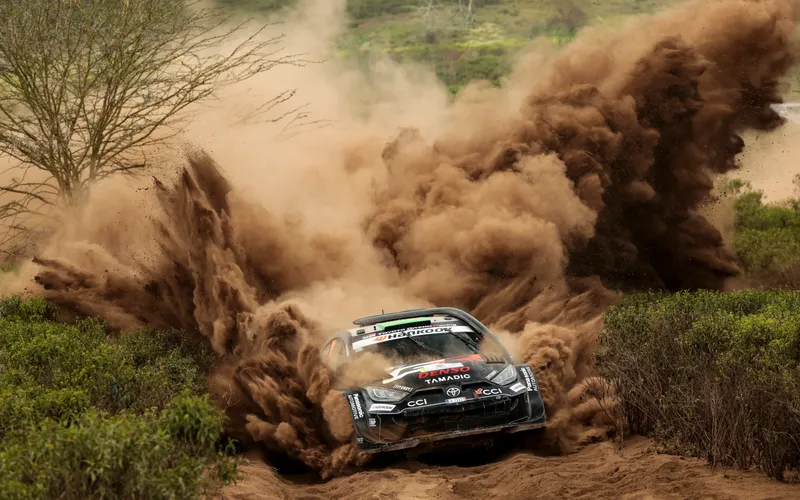 Elfyn Evans wins crazy Rally Kenya